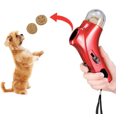 Distributeur lance-croquettes interactif pour chien plastique alimentaire sans BPA
