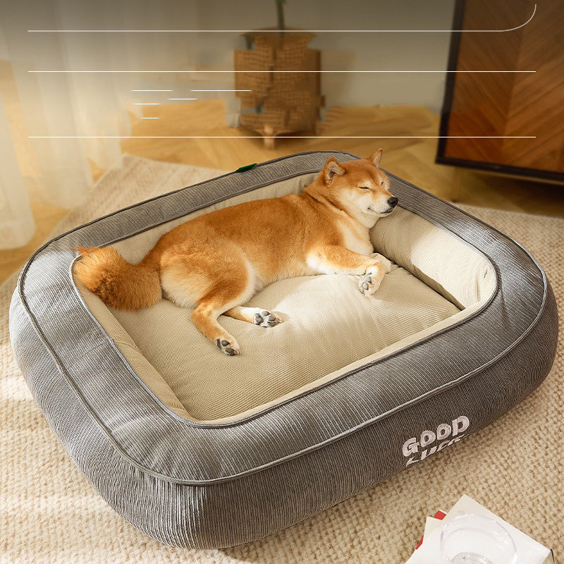 Lit chauffant auto-régulé pour chien hiver confort thermique