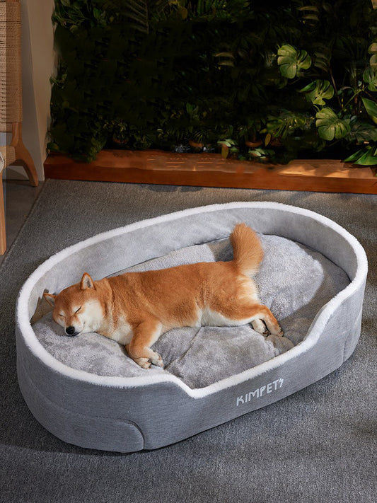 Lit ultra-doux moelleux pour chien fausse fourrure